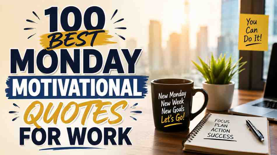 100 Best Monday Motivational Quotes for Work Funny, Team