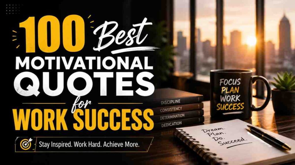 100 Best Success Motivational Quotes for Work | Captions